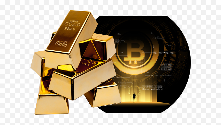 Gold Vs Crypto - Glint The Global Currency Emoji,Bitcoin Logo Transparent Background
