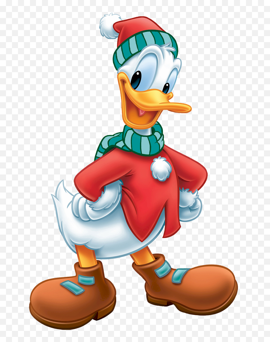 Clipart Sleeping Winter - Holiday Donald Duck Disney Emoji,Winter Holiday Clipart
