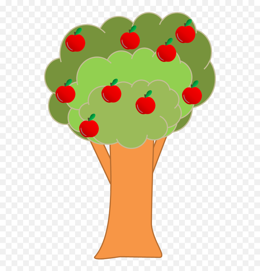 Free September Clip Art Pictures - Clipartix Cartoon Cute Apple Tree Emoji,Art Clipart
