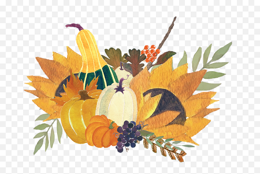 Library Of Happy Thanksgiving Business Clip Art Library - Happy Thanksgiving Watercolor Floral Emoji,Happy Thanksgiving Clipart