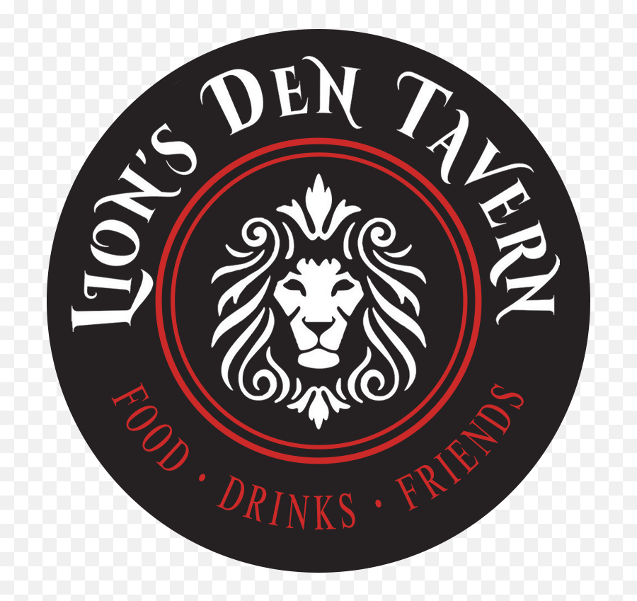 Lionu0027s Den Tavern - Restaurant And Pub Live Entertainment Language Emoji,Food Lion Logo