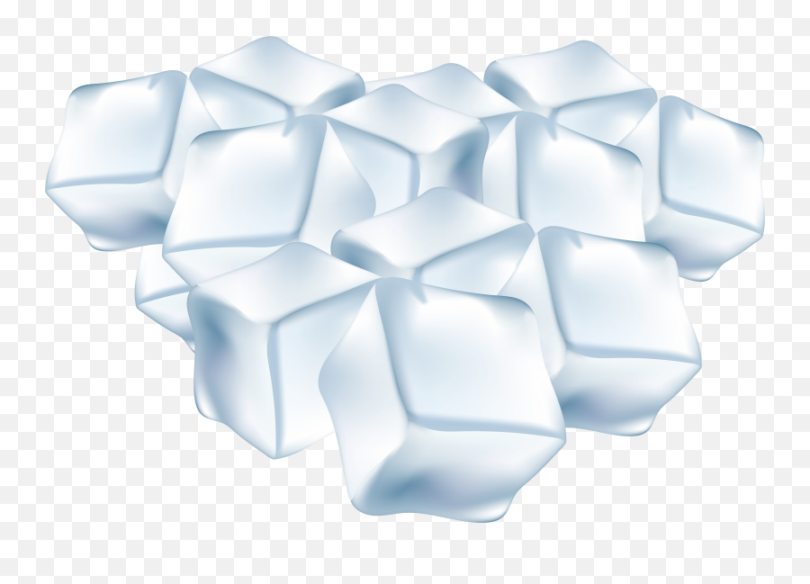 Blue Ice Cube Blocks Png Clipart - Paper Transparent Horizontal Emoji,Ice Cube Png