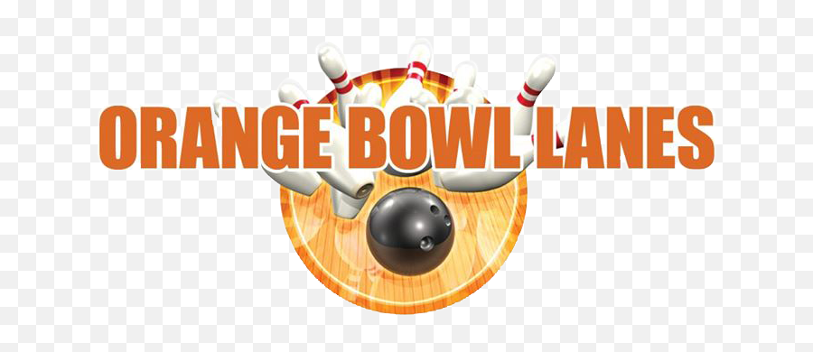 Welcome To Orange Bowl Lanes - Best Fitness Emoji,Bowling Logo