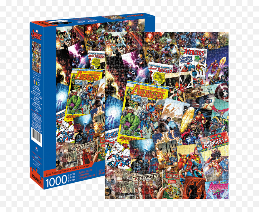 Marvel - Avengers Collage 1000 Piece Jigsaw Puzzle Avengers Comics Puzzle Emoji,Avenge The Fallen Png
