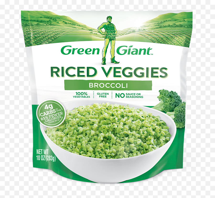 Green Giant Riced Veggies Broccoli - Green Giant Cauliflower Rice Emoji,Veggies Png