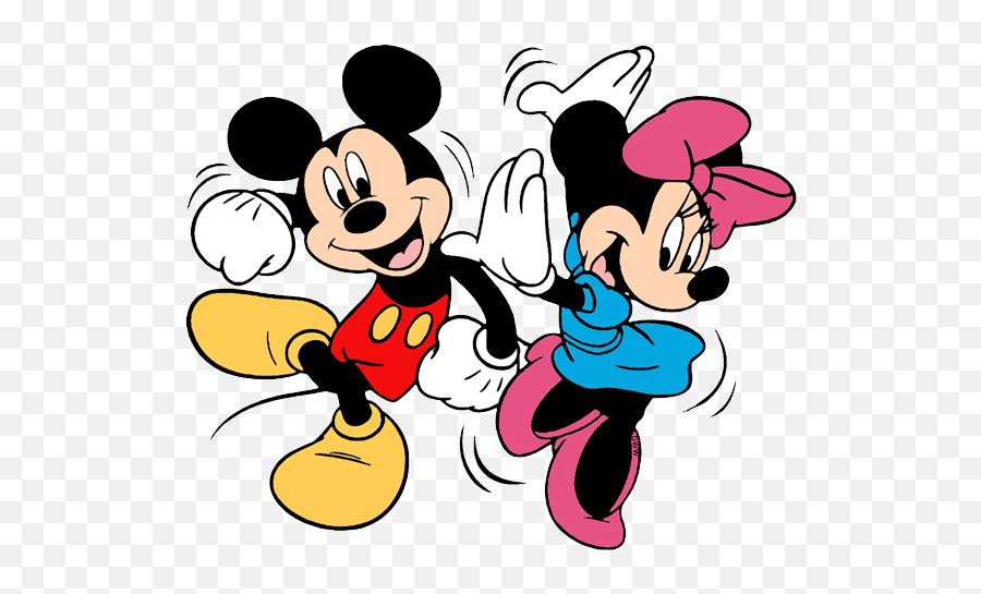 Download Mickey Minnie Mouse Clip Art - Mickey Minnie T Shirt Emoji,Mouse Clipart Black And White