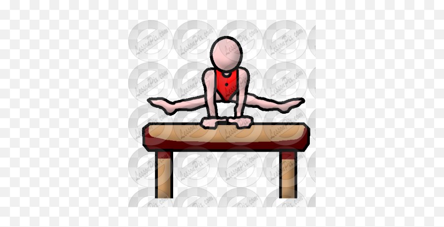 Gymnastics Picture For Classroom - Balance Beam Emoji,Gymnastics Clipart