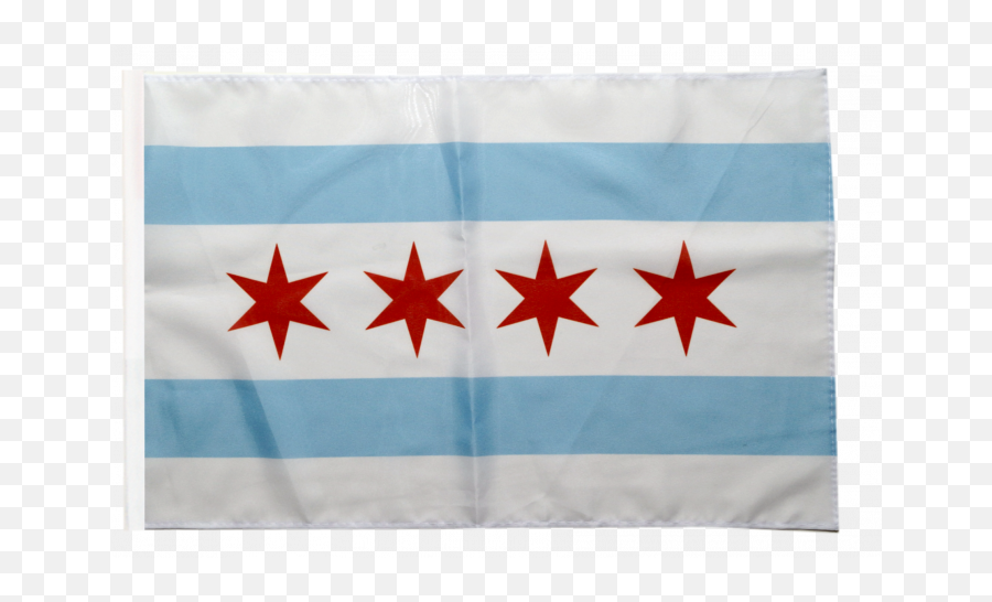 Buy Usa City Of Chicago Flags With - Flagpole Emoji,Chicago Flag Png