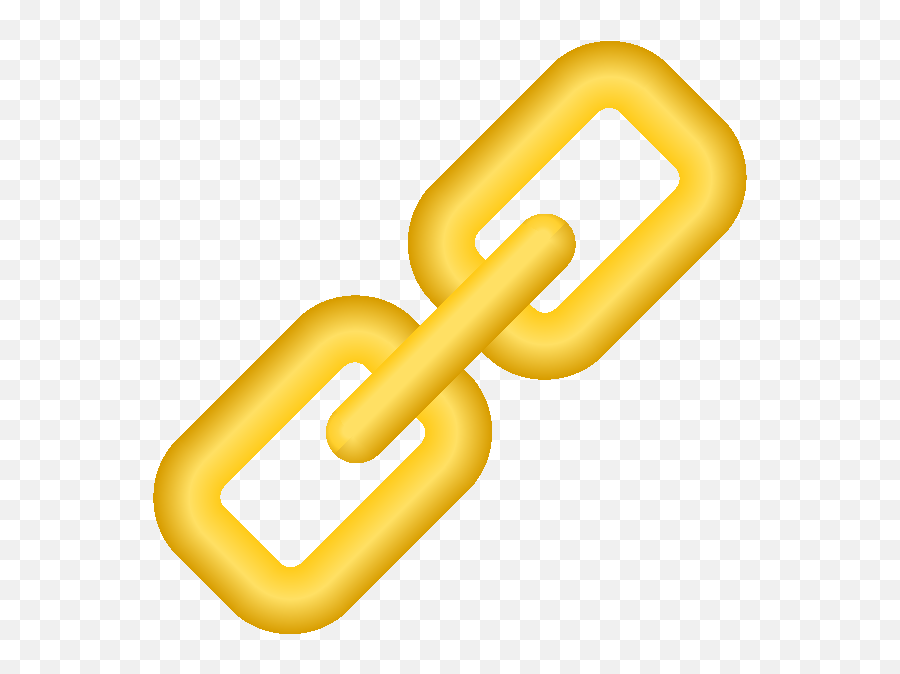 Link Icon1 Yellow - 3d Link Icon Png Emoji,Link Icon Png