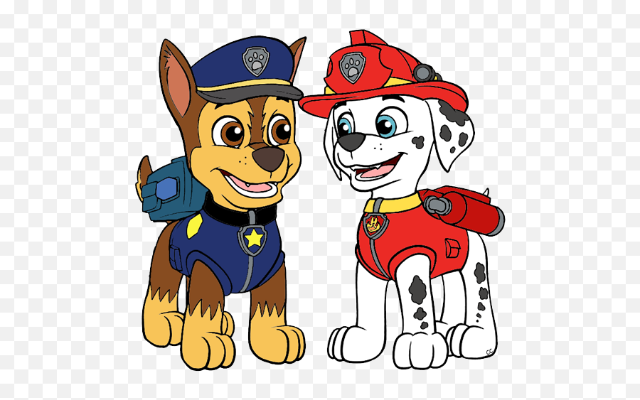 Chase And Marshall Clipart Png In 2021 - Clipart Chase And Marshall Paw Patrol Emoji,Paw Patrol Clipart