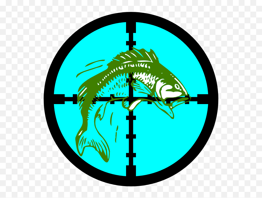 Fish Target Clip Art At Clkercom - Vector Clip Art Online Emoji,Crosshair Clipart