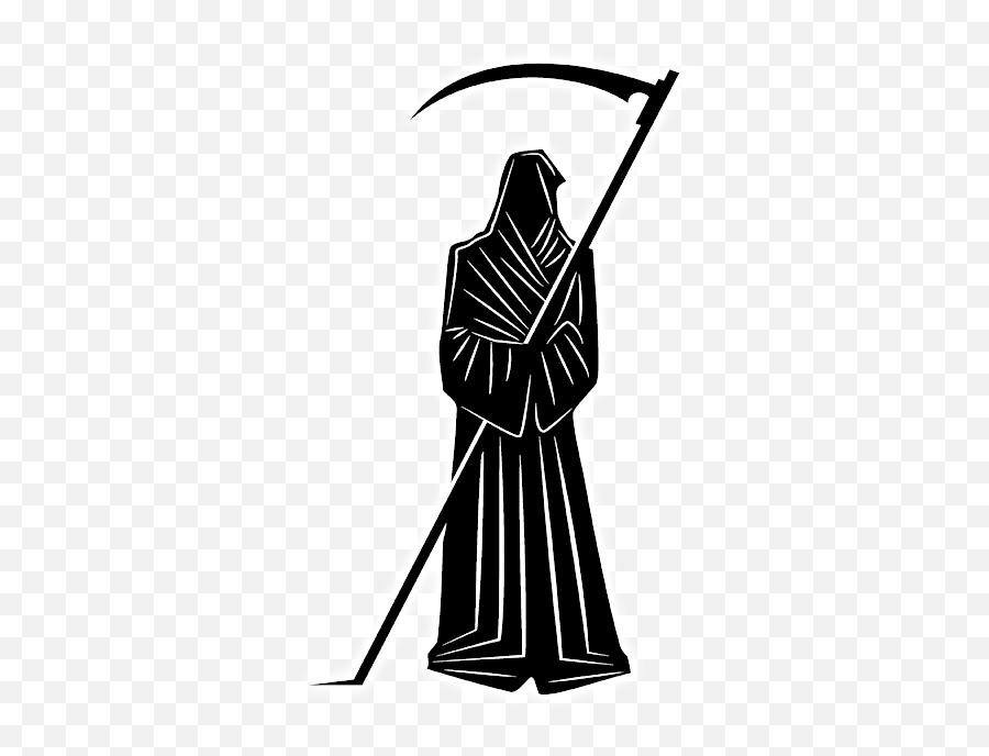 Silhouette Of Death Grim Reaper Weekender Tote Bag Emoji,Death Transparent