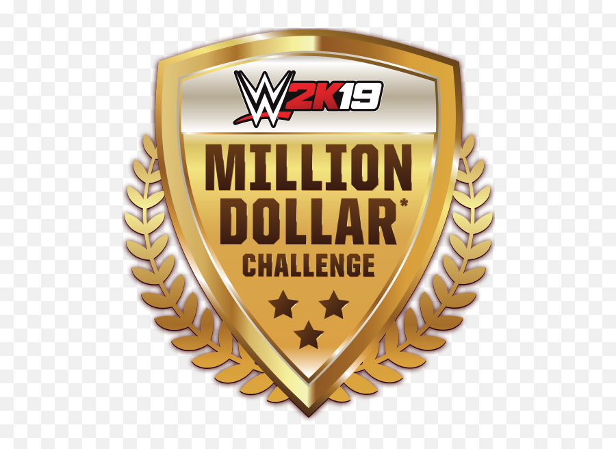 Wwe Logo - Wwe 2k19 Million Dollar Challenge Png Download Emoji,Wwe Logo