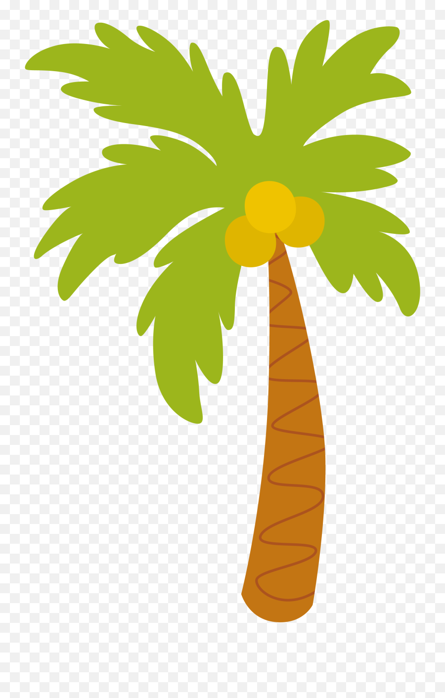 Hawaiian Aloha Tropical Palm Tree Clip Art Silhouette - Palmera Hawaiana Png Emoji,Jungle Clipart