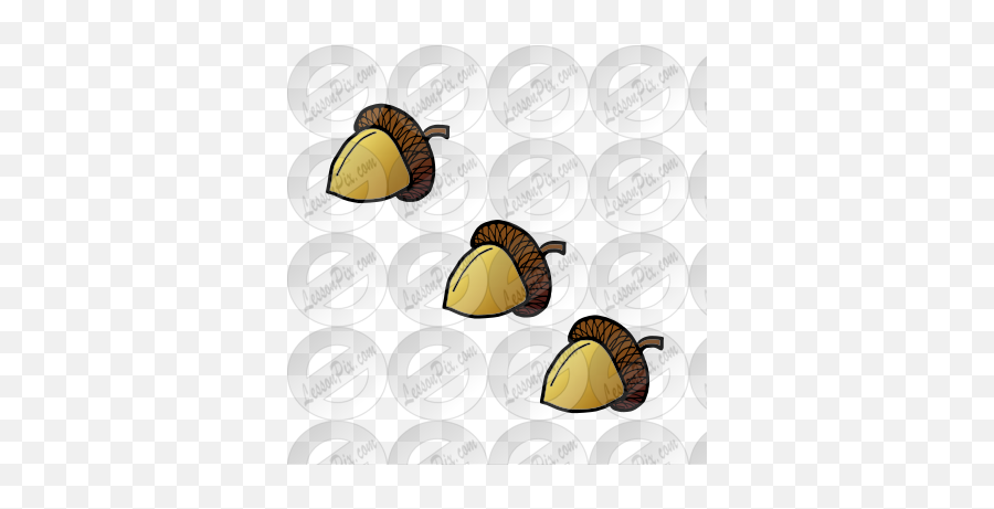 3 Acorns Nuts Picture For Classroom Therapy Use - Great Emoji,Nuts Clipart