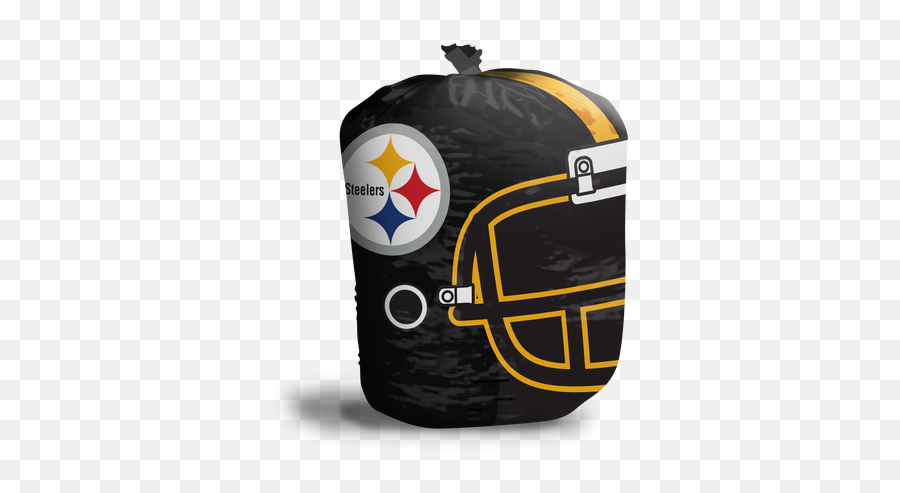 Pittsburgh Steelers Nfl Team Stuff - Ahelmet Lawn And Leaf Bags Emoji,Steelers Logo Stencil