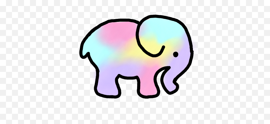 Elephant Elefante Sticker By Walker Kom Skaikru Emoji,White Elephant Clipart