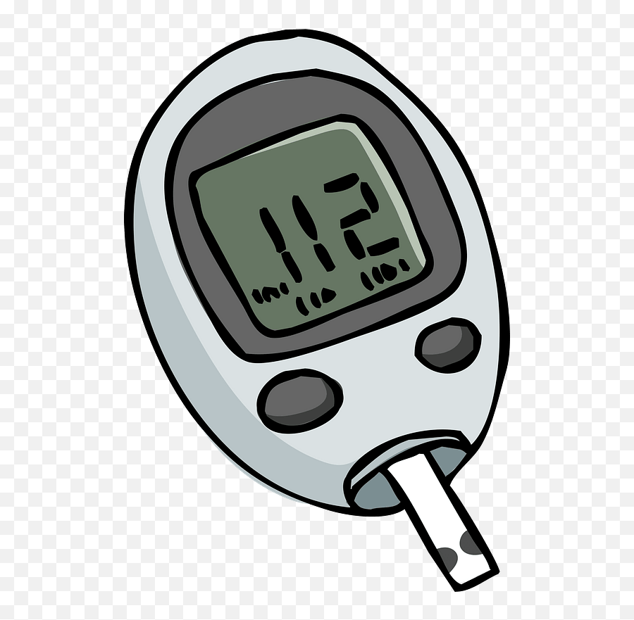 Glucose Meter Clipart - Blood Sugar Monitor Transparent Emoji,Monitor Transparent Background
