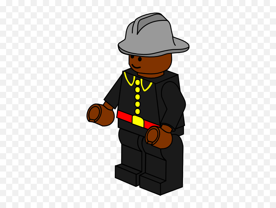 Lego Clipart - Clip Art Library Dibujo De Lego De Bomberos Para Pastel Emoji,Fireman Clipart