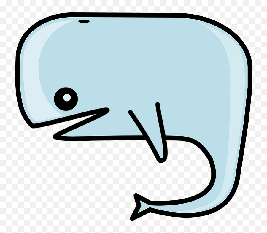 Big Rectangle Whale Clipart - Moby Dick Png Png Emoji,Rectangle Clipart