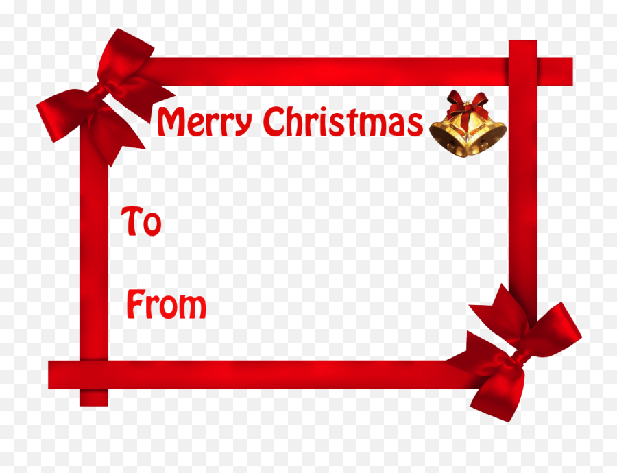 Christmas Gift Tag No Background Free Png Images - Christmas Tag Png Emoji,Tag Png