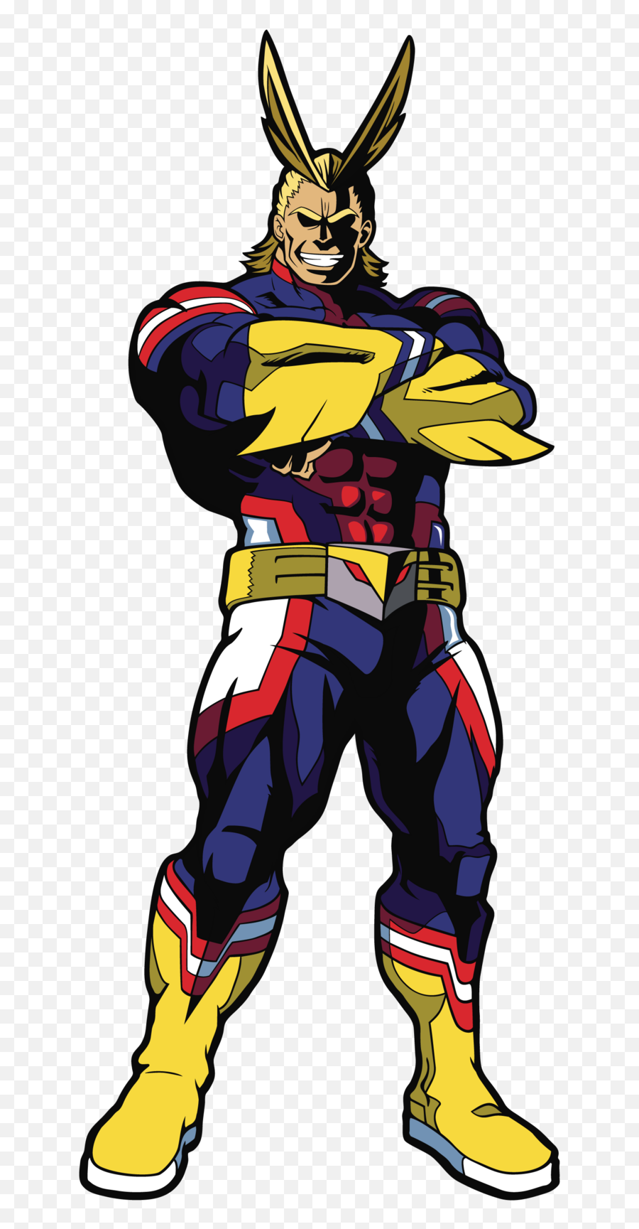 Download Hd All Might - All Might Crossing Arms Emoji,All Might Png