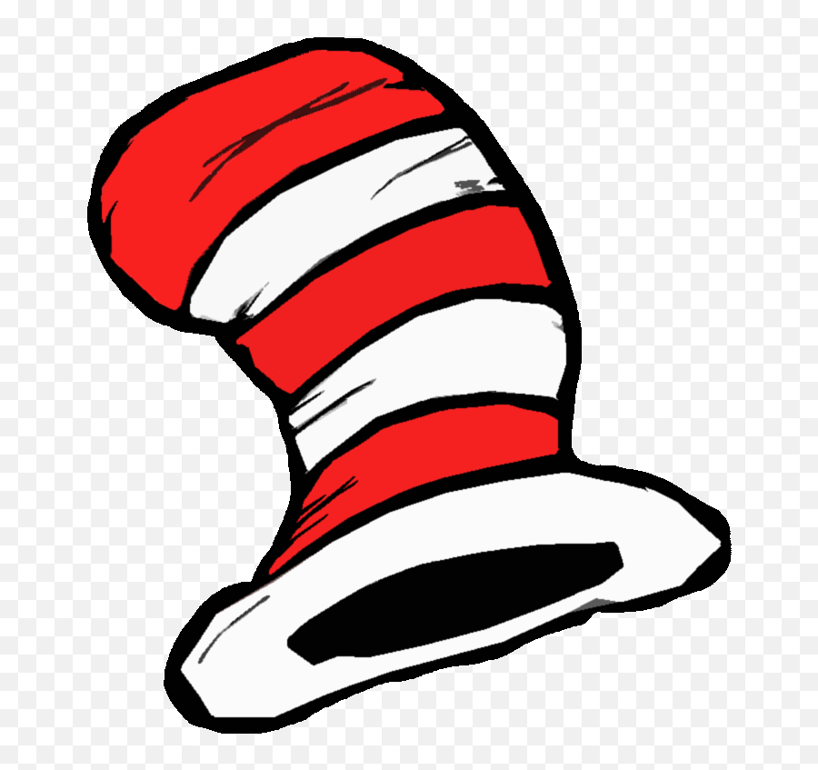 Library Of Cat N The Hat Banner Royalty Free Download Png - Hat Dr Seuss Clipart Emoji,Hat Clipart