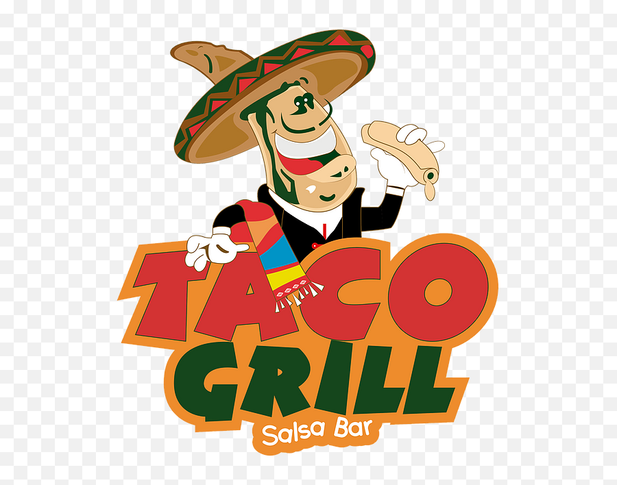 Restaurant - Taco Grill Salsa Bar Arora Emoji,Taco Logo
