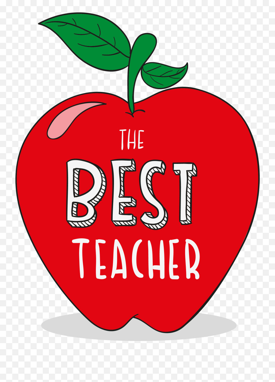 Teachers Day Student Apple Clip Art - Clip Art Teacher Apple Emoji,Teacher Apple Clipart