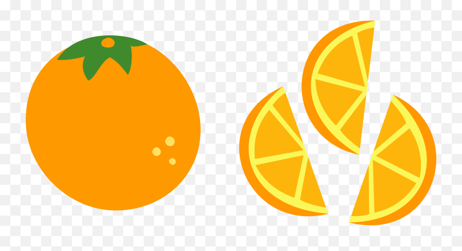 Orange Slice Vector Png Clipart - Mlp Aunt Orange Cutie Mark Emoji,Orange Slice Png