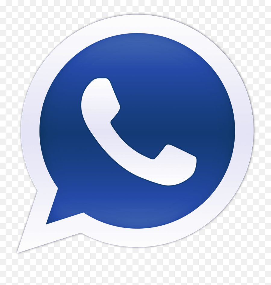 Blue Whatsapp Logo Clip Art Png - Logo Whatsapp 3d Hd Png Emoji,Whatsapp Logo
