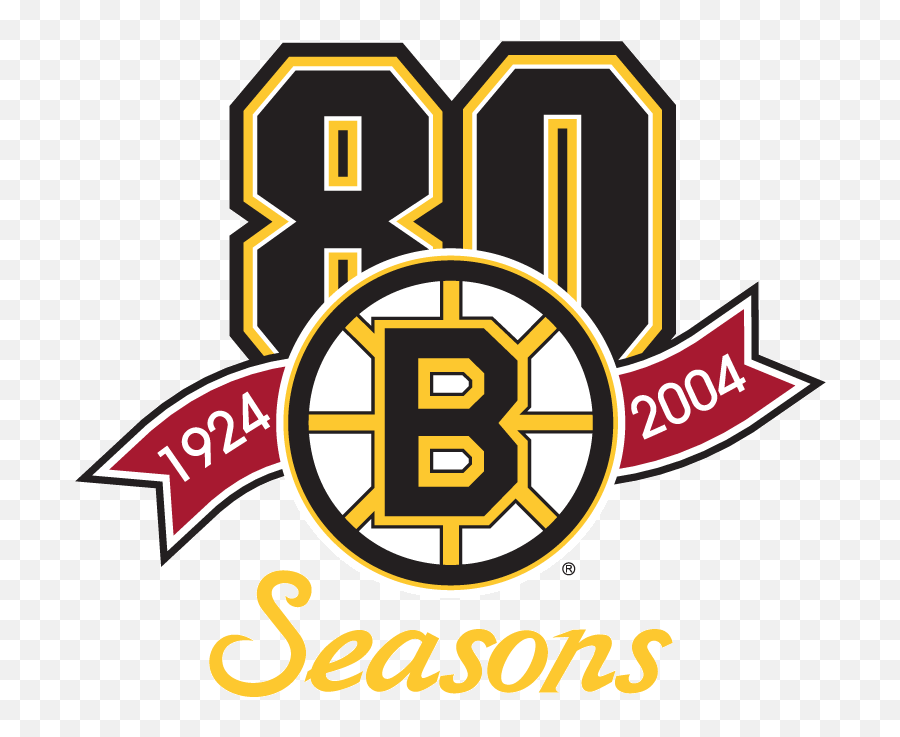 Boston Bruins Anniversary Logo - Boston Bruins 90th Anniversary Logo Emoji,Bruins Logo