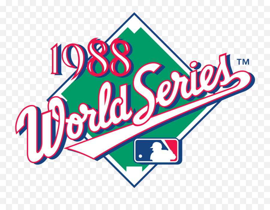 1988 World Series - 1988 World Series Logo Emoji,La Dodgers Logo
