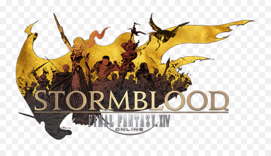 Final Fantasy Xiv Patch 4 - Final Fantasy Xiv Stormblood Logo Emoji,Final Fantasy Logo