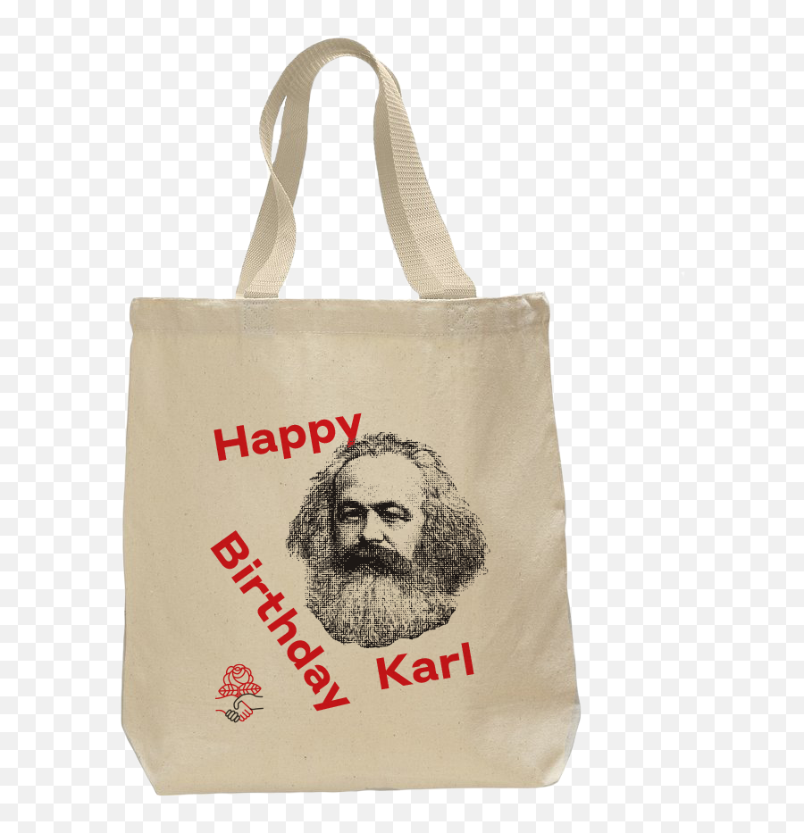 Karl Marx 200th Birthday Tote Bag - Walmart Canvas Tote Bags Emoji,Karl Marx Png