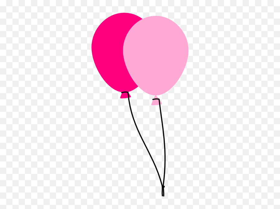 Balloons Vector Pink Balloon - Pink Balloon Cartoon Png Emoji,Pink Balloons Png