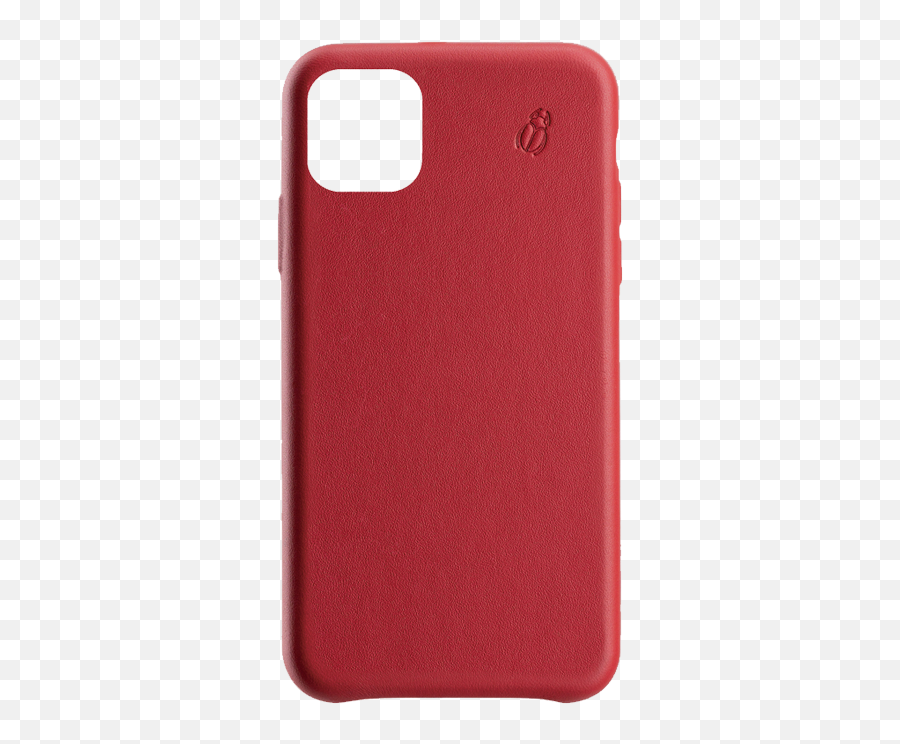 Iphone 11 Pro Red Leather Case - Coque Rouge Iphone 11 Emoji,Iphone 11 Png