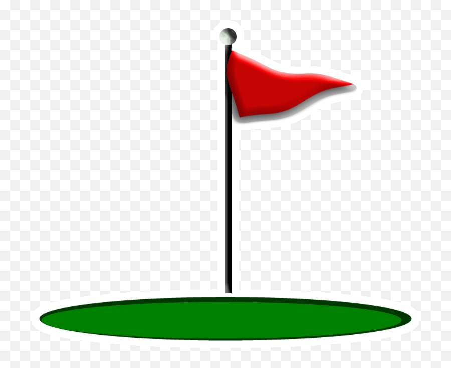 Golf Clipart Flagstick Golf Flagstick Transparent Free For - Golf Tee Flag Clip Art Emoji,Golf Clipart