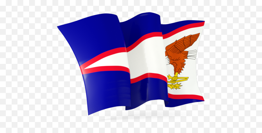 Waving Flag Illustration Of Flag Of American Samoa - Samoa Flag Gif Transparent Background Emoji,Waving Flag Png