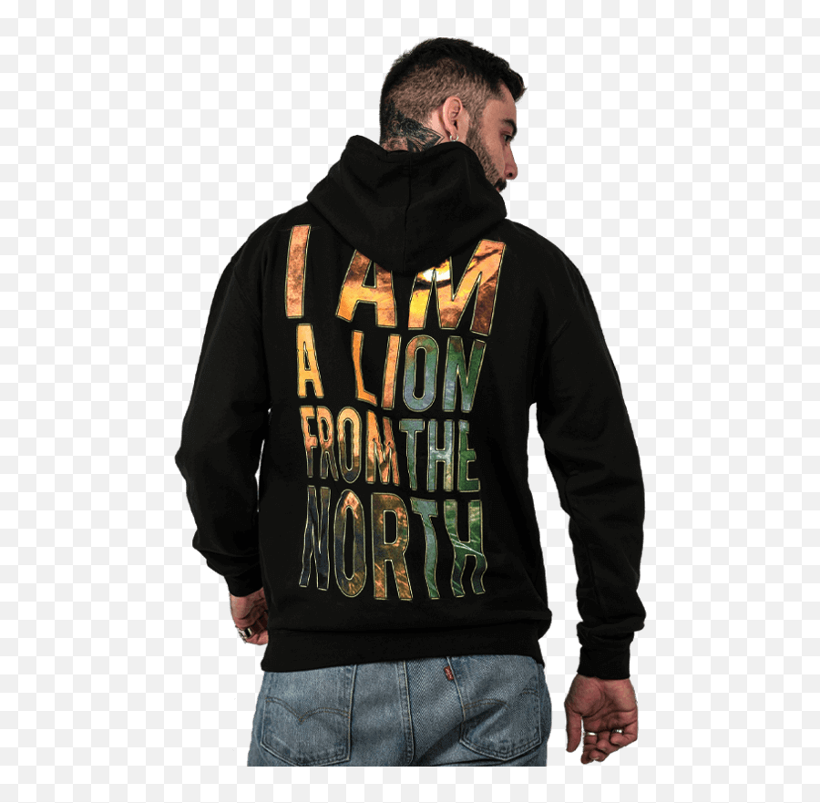 The Lion From The North Hoodie Emoji,Lion Logo Clothes
