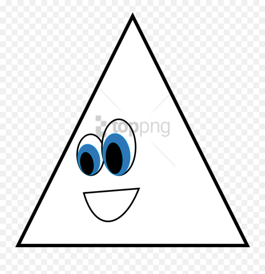 White Triangle - Triangle Shapes Clipart Black And White Emoji,Can Clipart Black And White
