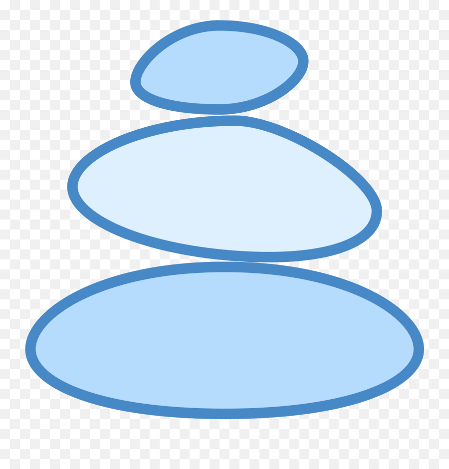 Three Ovals Stacked High Emoji,Blue Ovals Logo
