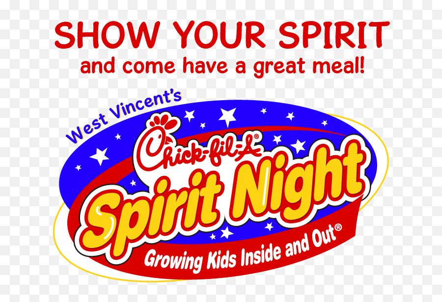 Join Us For West Vincentu0027s Chick - Fila Spirit Night On Emoji,Family Movie Night Clipart