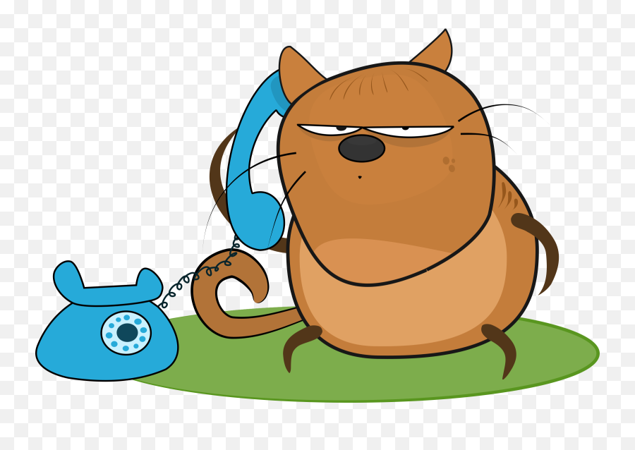 Phone Clip Art - Clipartsco Animal Talking On Phone Clipart Emoji,Phone Clipart