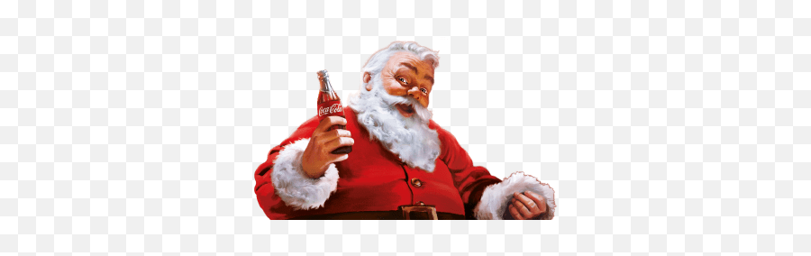 Coca Cola Santa Claus Transparent Png - Stickpng Emoji,Vintage Santa Clipart
