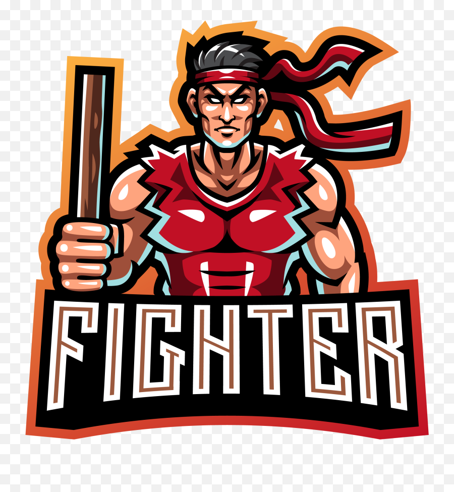 Free Street Fighter Mascot Logo - Language Emoji,Street Fighter Logo