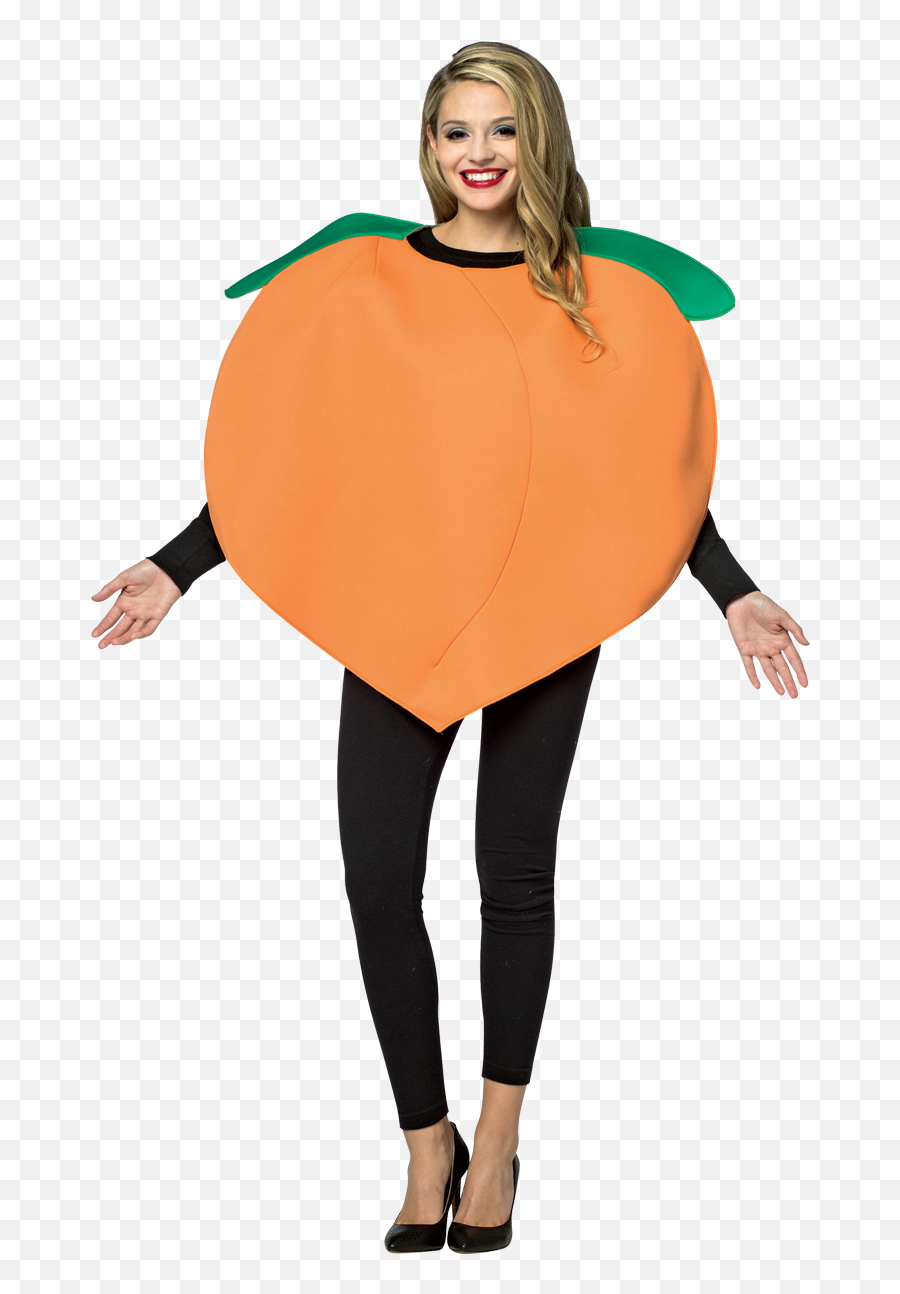 Peach Emoji Costume - Fancydresscom,Peach Emoji Transparent