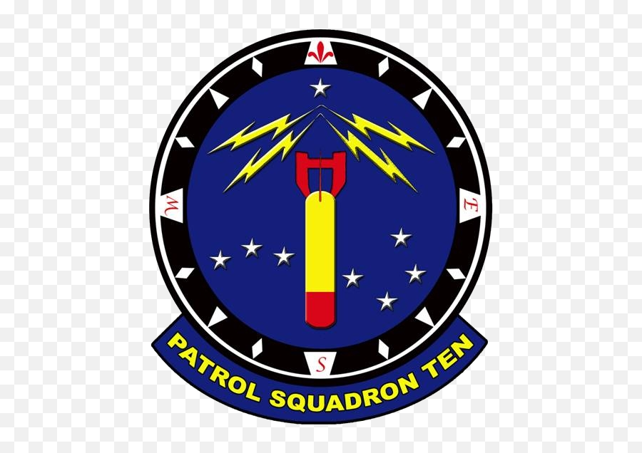 Filepatrol Squadron 10 Us Navy Insignia 2016png - Vp 10 Bomber Patch Emoji,Us Navy Logo