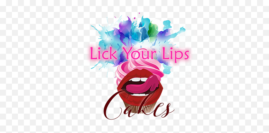Lick Your Lips Cakes - Girly Emoji,Lips Logo