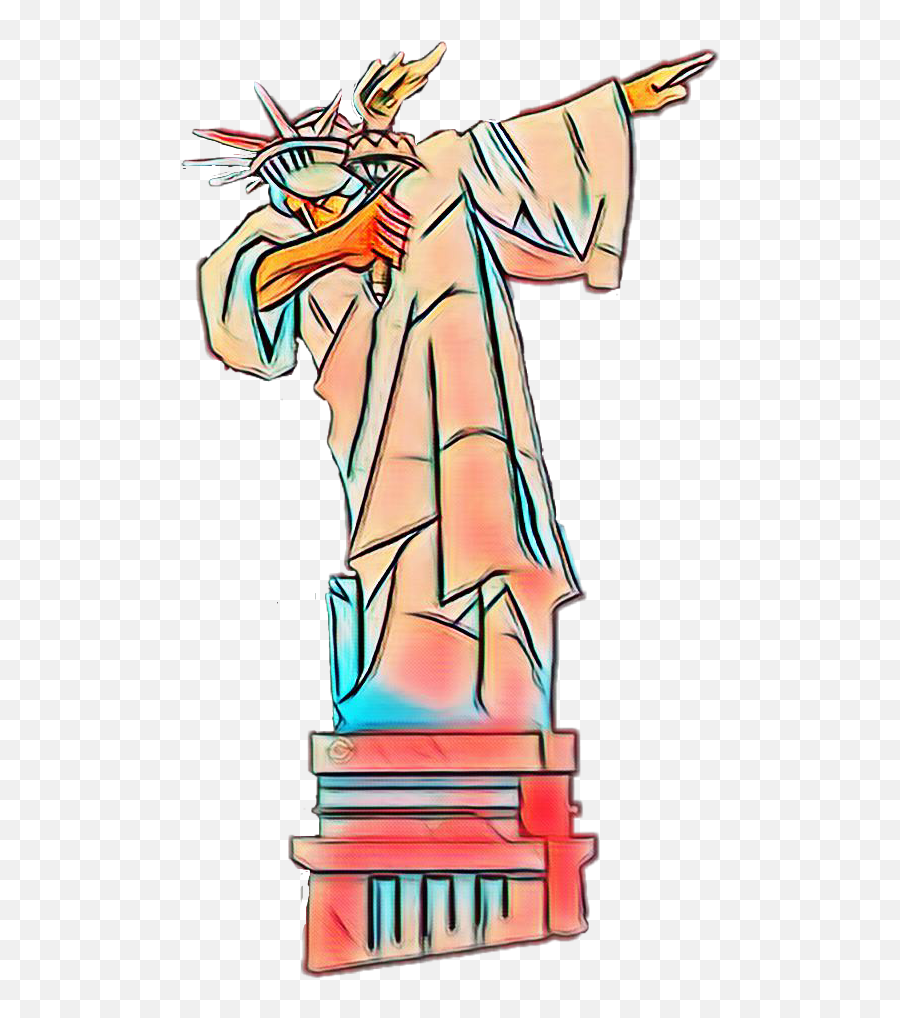Statueofliberty Statue Of Liberty Red Magiceffect - Fictional Character Emoji,Magic Effect Png